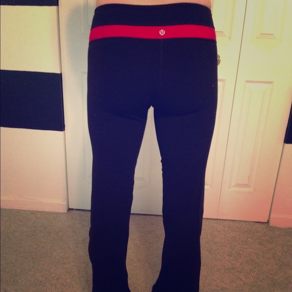 Reversible! Black lulu bootcut pants! Size 10 tall