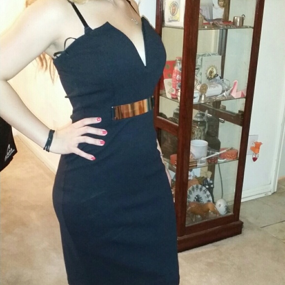 black dress