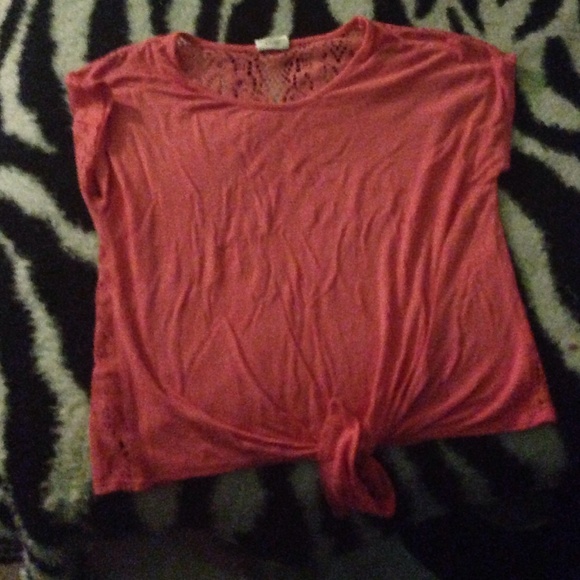 Pink crop top