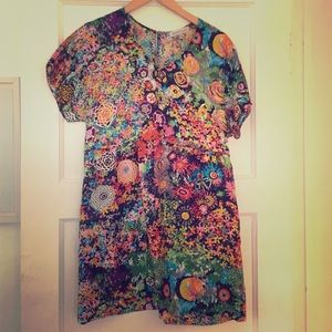 SEE BY CHLOE silk shift dress in super cute print