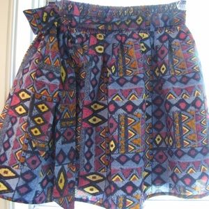 Tribal pattern skirt