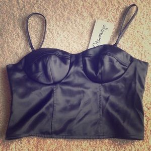 NWT Crop top bustier