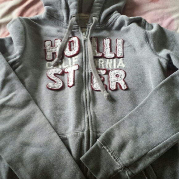 Zip up Hollister hoodie