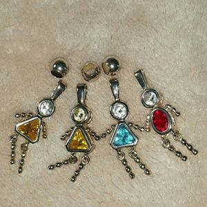 Sterling Silver Birthstone Babies