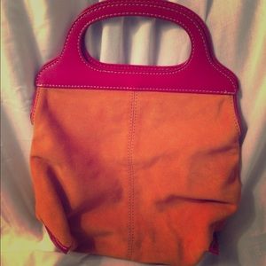 J.Crew Color-block Suede/Leather Handbag