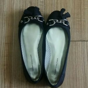 Tommy Hilfiger flats with tassels