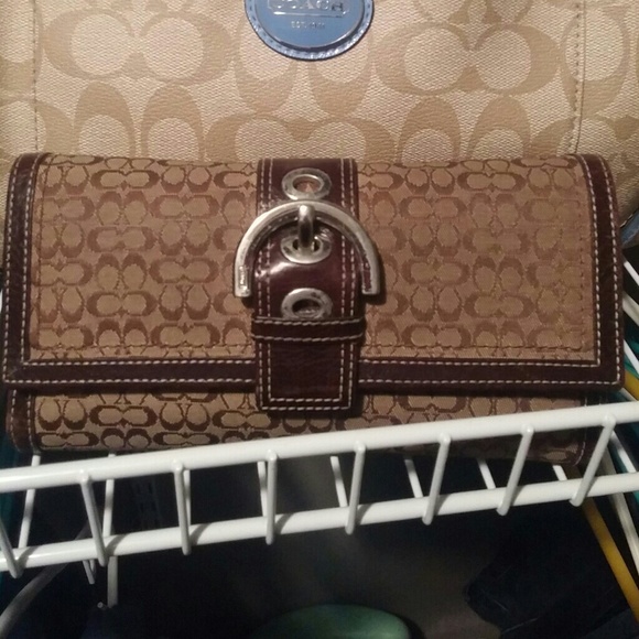 Large coach wallet