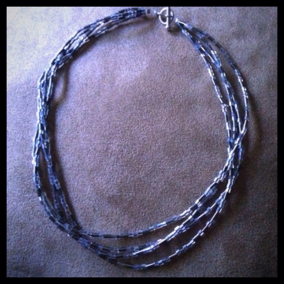 Jewelry - Silver, black and grey necklace
