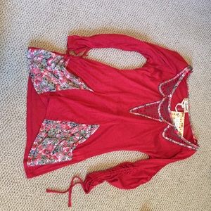 Red Autumn Blouse