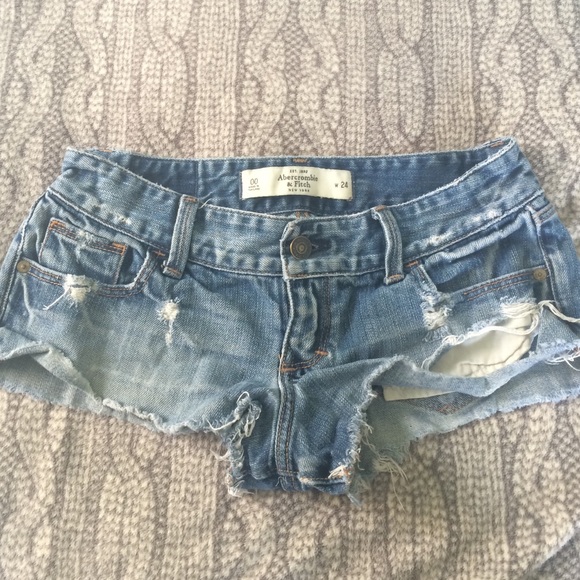 Abercrombie and Fitch blue shorts