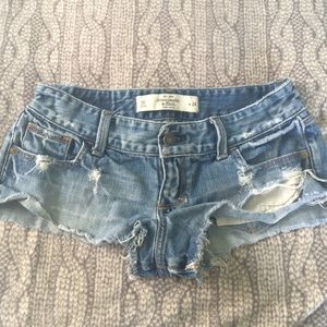 Abercrombie and Fitch blue shorts
