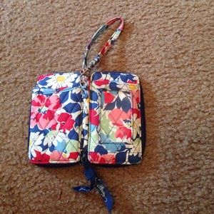 authentic Vera Bradley wristlet