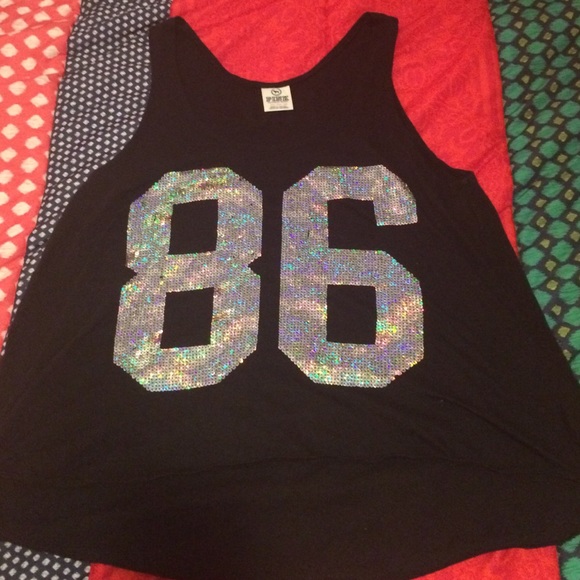sequin PINK tank top!