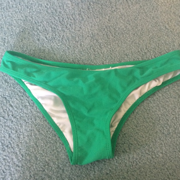 Roxy green bathing suit bottoms