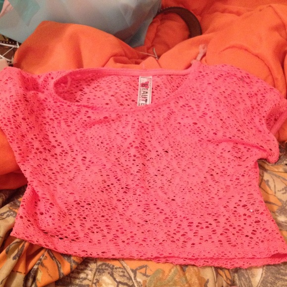 Coral Kids Crop Top