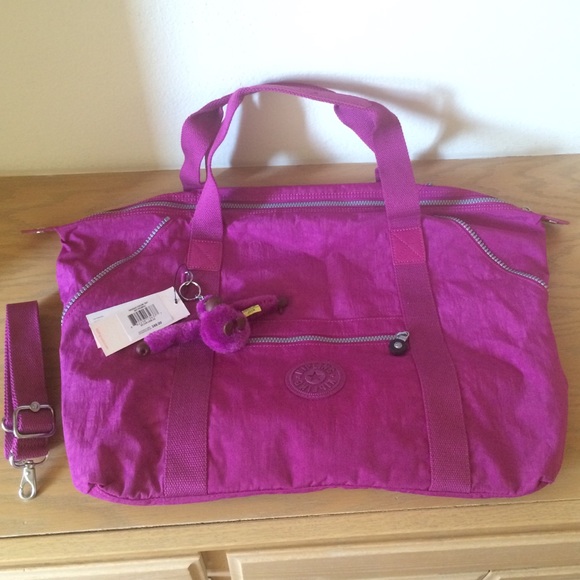 KIPLING Fuchsia Large Tote