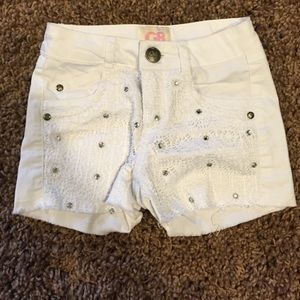 White shorts with jewels