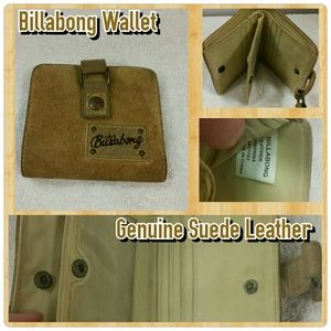 💼Billabong Suede Wallet💼