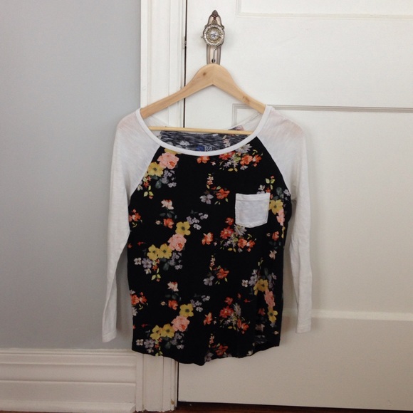 Flower baseball tee // PART OF BUNDLE