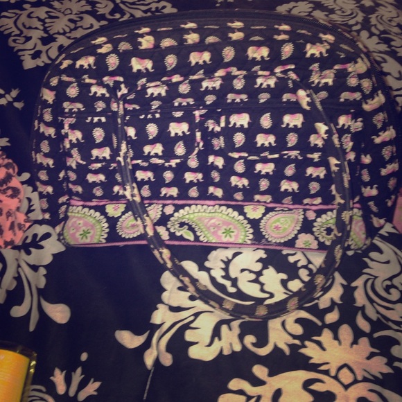 Elephant printed Vera Bradley handbag