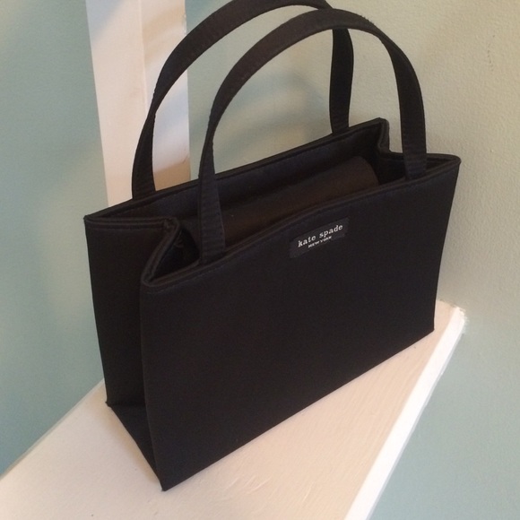 Kate Spade Black Satin Bag- SOLD - Picture 3 of 4