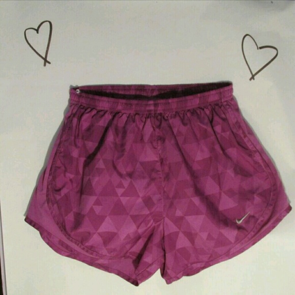 Purple Geometric Dri-fit Nike Shorts