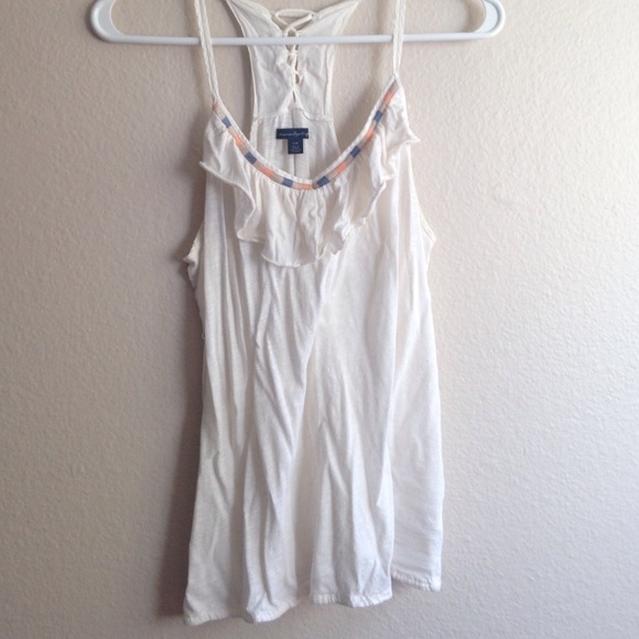 American Eagle White Tank