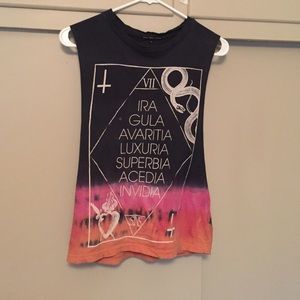 Urban Outfitters Truly Madly Deeply Cut-off Shirt