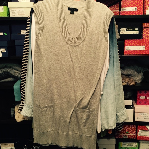 Gray tunic. Worn once