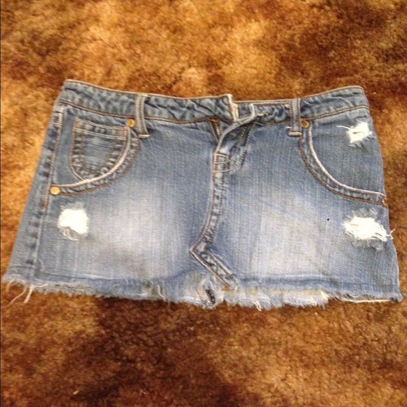 Mini Jean skirt