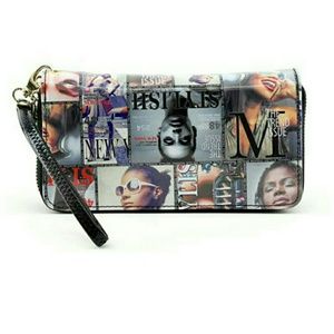Fashion Magazine Print Wallet