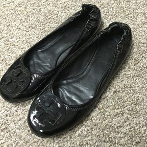 Black Tory Burch Flats