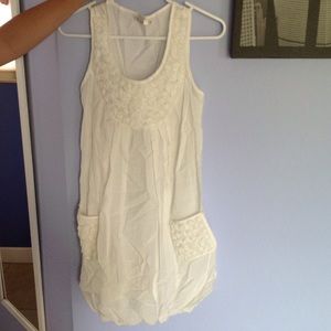 White Floral Dress