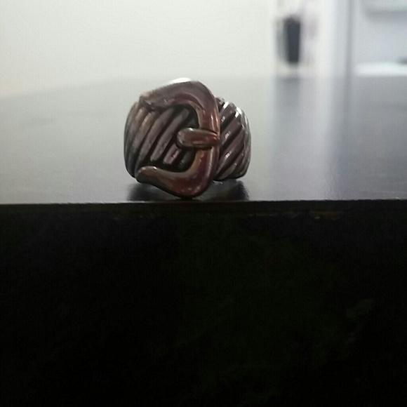 Silver Belt Buckle Ring