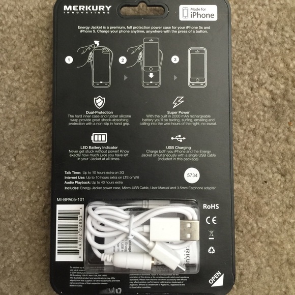 iPhone 5 energy jacket! Over 100% extra battery - Picture 3 of 3