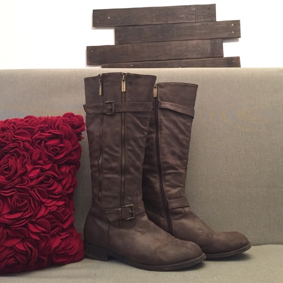 Brown riding boots size 10