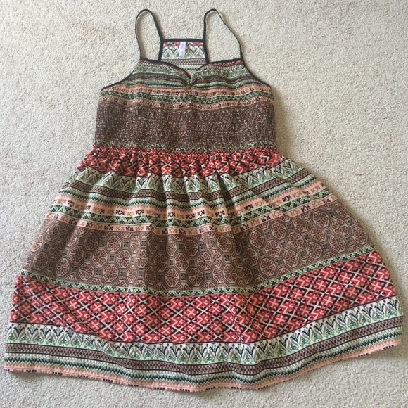 Plus size tribal dress