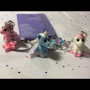 BFF Unicorn Pegasus keychains (3) // Claire's