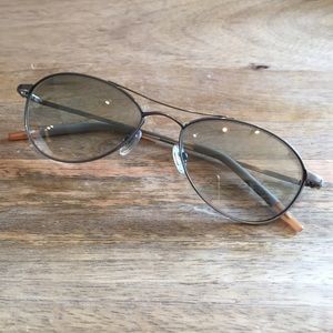Oliver Peoples Silver Photochromic Sunglasses