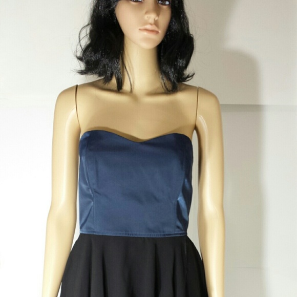 H&M navy/black dress