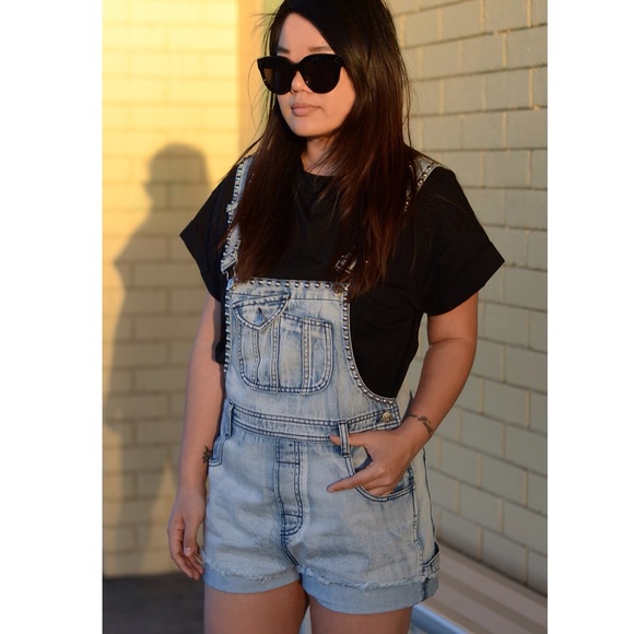 evil twin Denim - ✨1 DAY SALE✨ Evil Twin Metal head Denim Overalls
