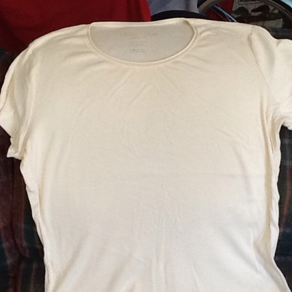 Faded Glory cream shirt size XL.