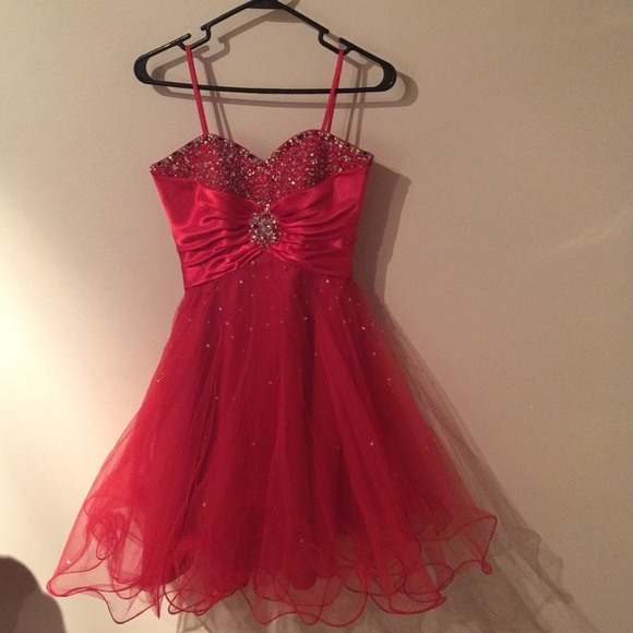 Red prom dress!