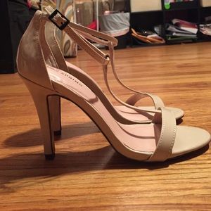 Nude High Heel Sandals