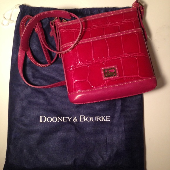 Dooney & Bourke pink alligator crossbody