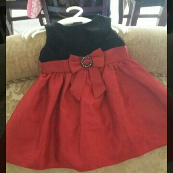 Red formal dress