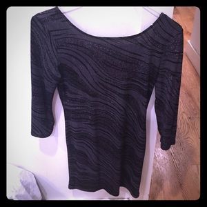 Sparkley Topshop 3/4 length sleeve dress