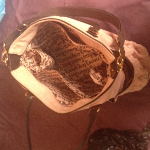 Authentic juicy couture baby pink diaper bag
