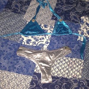 Brazilian bikini top and bottom