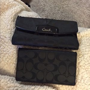 Coach wallet and checkbook cover